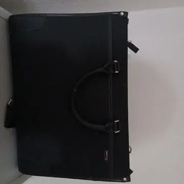 블랙 비즈니스 백 합성 피혁제