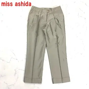 A6101 미스아시 다 슬랙스 테이퍼드 팬츠 실크 베이지 7