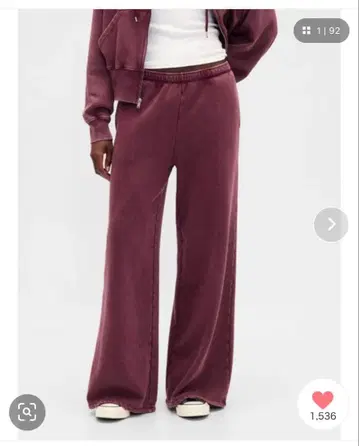 [ GAP ] 빈티지 소프트 배기 와이드 스웨트 팬츠 XXS