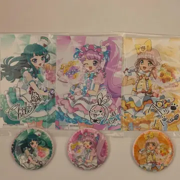 프리파라 애니메이트 캔뱃지 논슈가 논 치리 페퍼