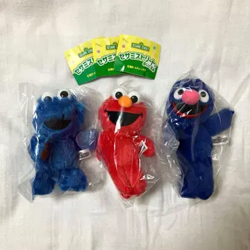 세서미 스트릿 봉제 인형 가챠 3종 세트