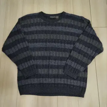 VAN HEUSEN 코튼 리브 니트 L 크리스마스