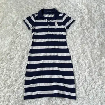 Ralph 랄프 로렌 스포츠 피케 셔츠 원피스 보더