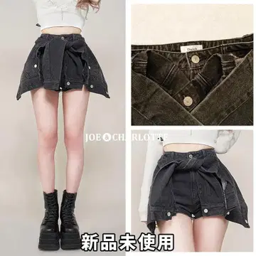 다리치 darich 도킹 디자인 데님 숏팬츠 BLK S