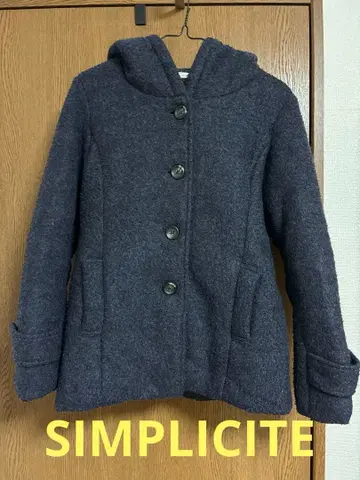 [ SIMPLICITE ] 후드 부착 다운 코트