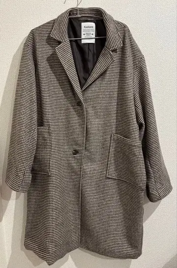 Kastane 체스터 코트 체크 무늬