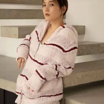 gelato pique 룸웨어 상하의 세트 젤라토 보더 후드티