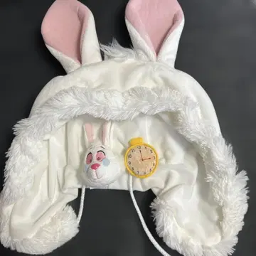 [초레어] 디즈니 이상한 나라의 앨리스 화이트 토끼 팬캡 공식