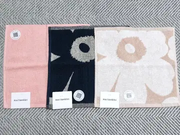 마리메꼬 타월 손수건 3개 세트 우니코 핸드 타월 marimekko