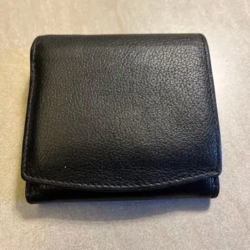 마더하우스 가죽 2단 접이식 지갑 블랙