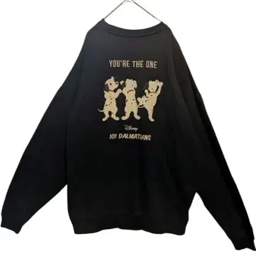 Disney 101마리 강아지 맨투맨 트레이닝복 네이비 L