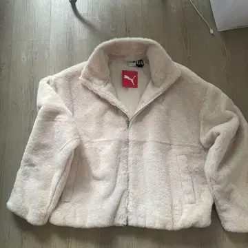 [ PUMA ] 미사용 새상품! 플리스 자켓 M 크림
