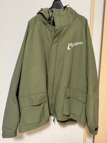 레드테일 스트릿 후디 자켓 루스리스 카키