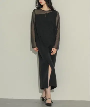 NEUNA 시어 아지메 펜슬 원피스