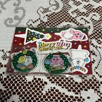 [빤쮸토끼] 크리스마스 케이크 특전 피크 시트 캐릭터 키링