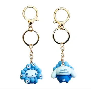 산리오 미야쿠미야쿠 변신 입체 마스코트 최애 컬러 키링 시나몬