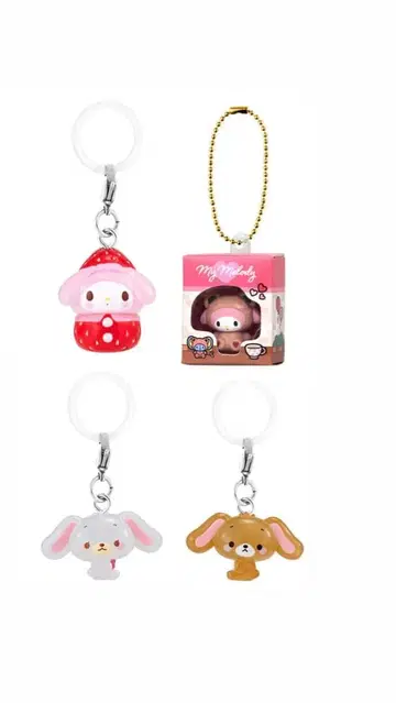 산리오 캐릭터즈 딸기 메지루시 액세서리