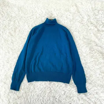펠리시모 FELISSIMO 터틀넥 100% 울 니트 스웨터 38