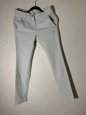 데상트 여성용 골프 팬츠 라이트 그레이 S