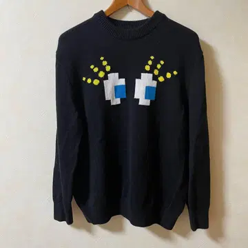 H&M 캐릭터 자수 니트 스웨터 M