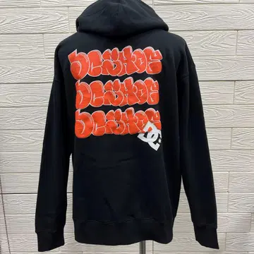 [ 새상품 ] DC 디씨 백 프린트 후드티 블랙 남성용