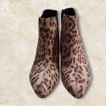 레오파드 무늬 L 사이즈 숏부츠