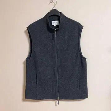 Still By Hand 울 파일 플리스 베스트 VE02233 그레이