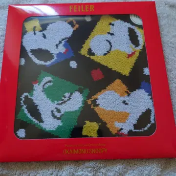 FEILER 페이러 타월 손수건 스누피 퍼니 페이스