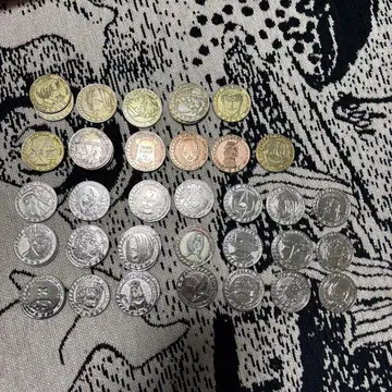 원피스 캐릭터 코인 세트 51개