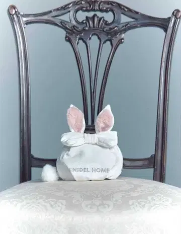 SNIDEL 토끼형 파우치 화이트