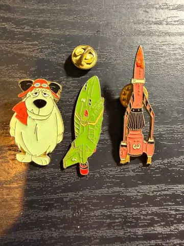 썬더버드 켄켄 에나멜 핀 배지 빈티지 80년대