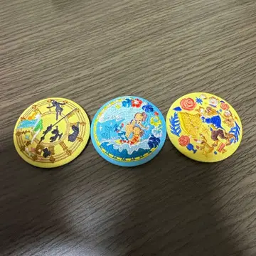 자수 캔뱃지 biscuit 2 디즈니 피터팬 스티치 미녀와 야수