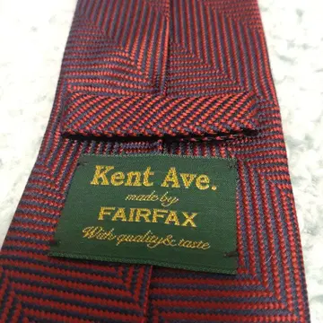 Kent Ave. 넥타이 빨간색과 네이비