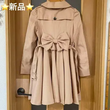 새상품 [허니번치] 택 포함 프린세스코트 백리본 베이지 S