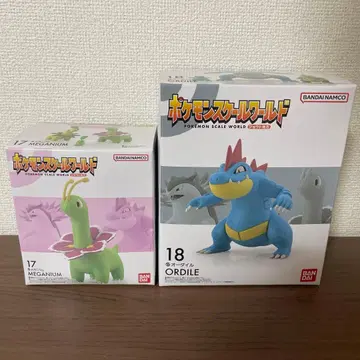 포켓몬 스케일 월드 MEGANIUM & ORDILE 세트