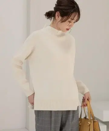 새상품 GLOBAL WORK 멜티 스탠드 슬릿 풀오버 L