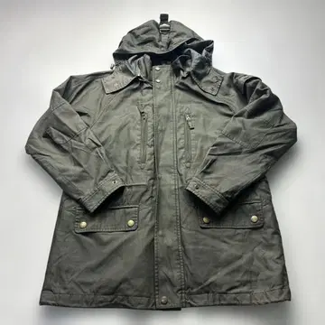 80S90S 바라쿠다 마운틴 후드티 카키 계열 사이즈 M 빈티지