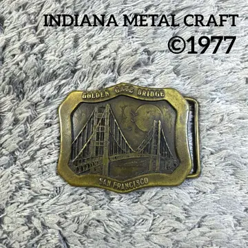 레어 INDIANA METAL CRAFT 1977 벨트 버클 N96