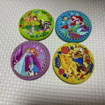 디즈니 자수 캔 배지 2