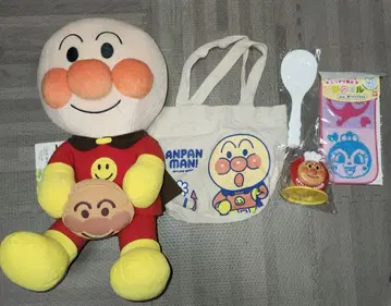 완판템 호빵맨 메가 점보 탈것 소품함 봉제 인형 묶음 판매