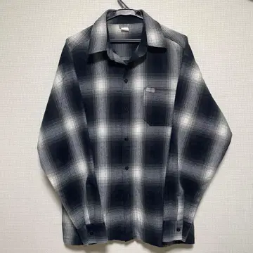 caltop 옴브레 체크 셔츠