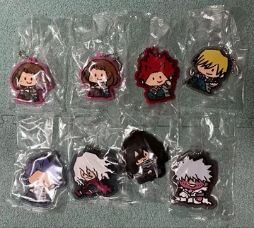 나의 히어로 아카데미아 캡슐 러버 마스코트 8개 세트