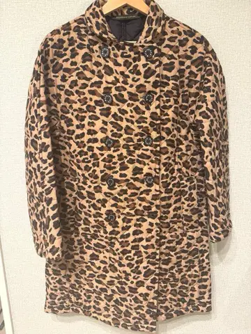 레어 MACKINTOSH 매킨토시 퀼팅 코트 레오파드