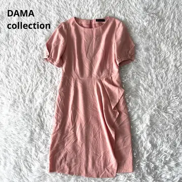 다마 컬렉션 원피스 프릴 퍼프 슬리브 핑크 포멀 9호