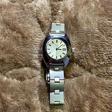 여성용 손목시계 수동 와인딩 Citizen 시티즌 실버 손목시계