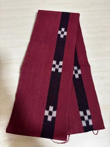 민서 직조 단의 반폭 오비