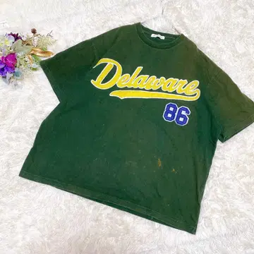 FREAK'S STORE 다크 그린 T셔츠(M) 빈티지풍 빅