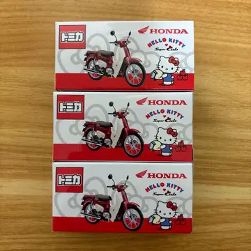 토미카 헬로키티 슈퍼커브 3대 세트