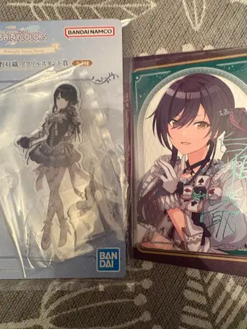 제일복권 아이돌마스터 샤이니 컬러즈 후우노 아크릴 스탠드 & 안내장