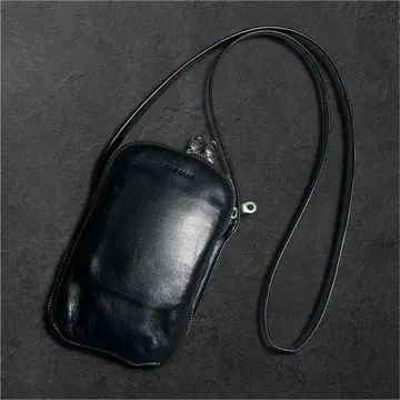 THE CASE 슬림 월렛 숄더 블랙 지갑 숄더백